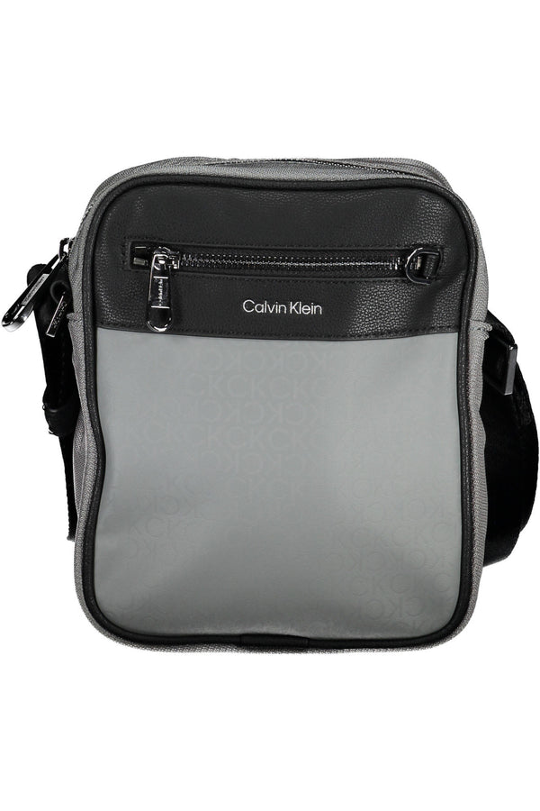 BOLSA DE OMBRO CALVIN KLEIN GREY MAN