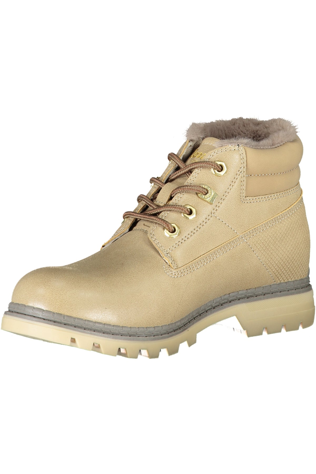 BOTINS COM ATACADORES CARRERA MULHER BEGES