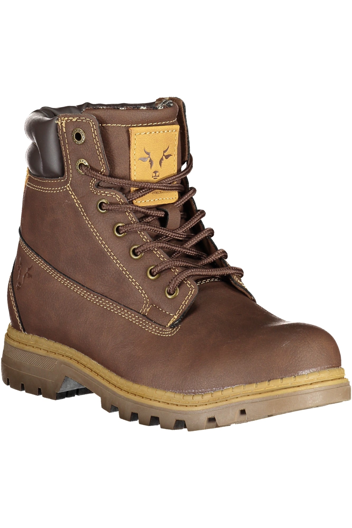 BOTINS COM ATACADORES CARRERA MULHER CASTANHOS