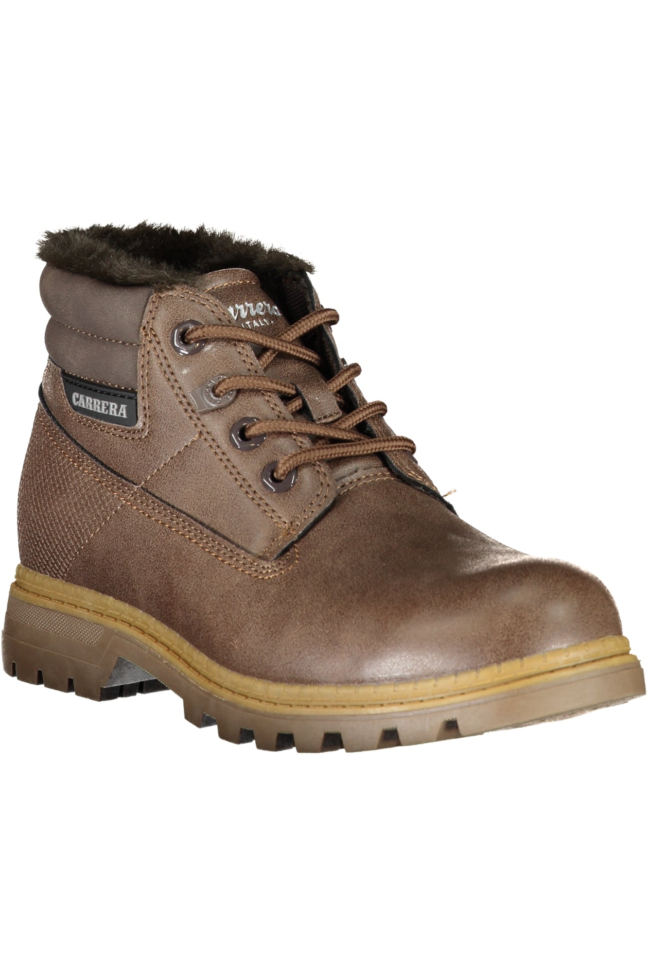 BOTINS COM ATACADORES CARRERA MULHER CASTANHOS
