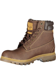 BOTINS COM ATACADORES CARRERA MULHER CASTANHOS