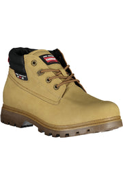 BOTINS COM ATACADORES CARRERA HOMEM BEGES