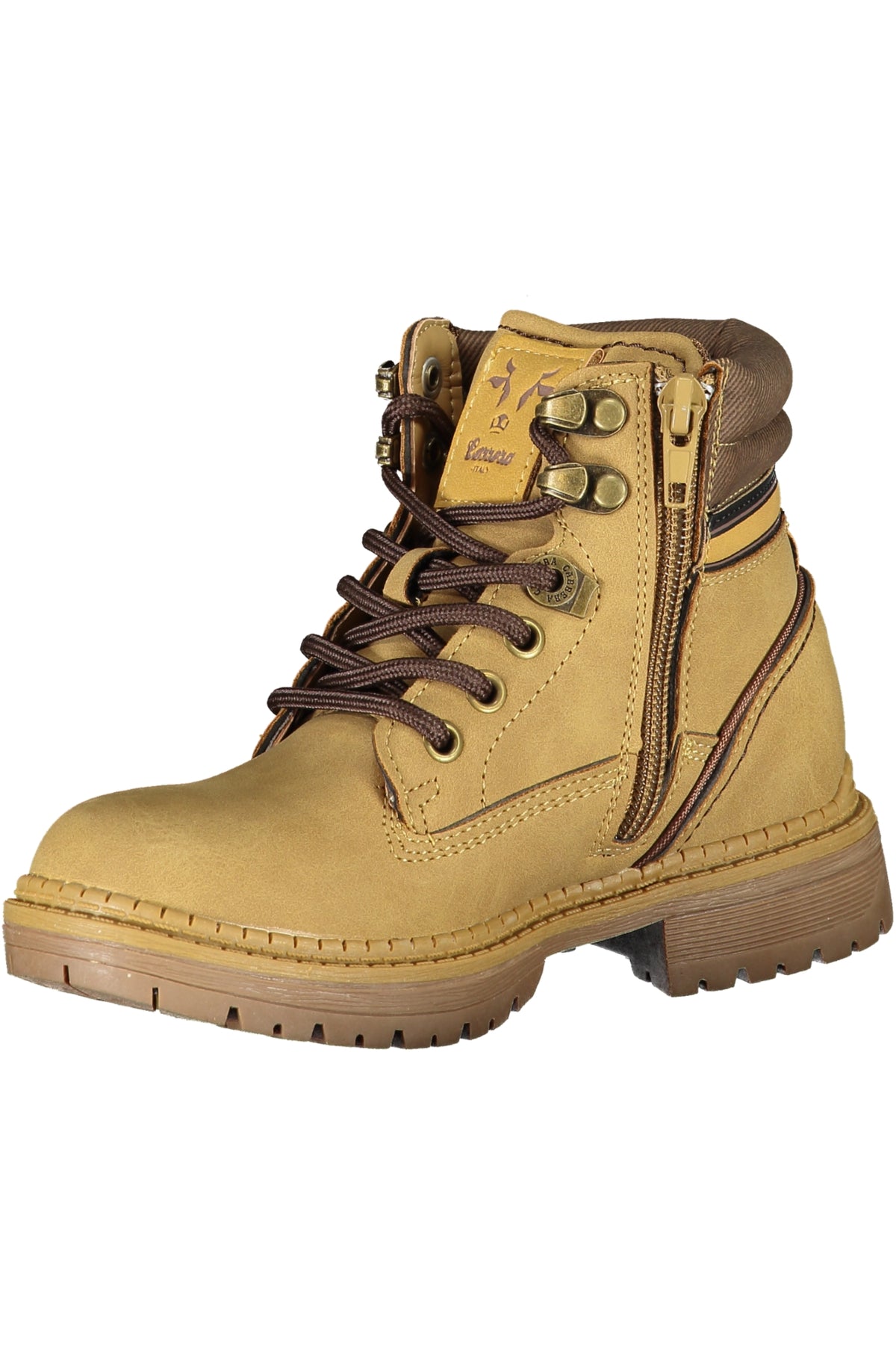 BOTINS COM ATACADORES CARRERA CRIANÇA AMARELOS