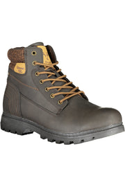 BOTINS COM ATACADORES CARRERA HOMEM CASTANHOS