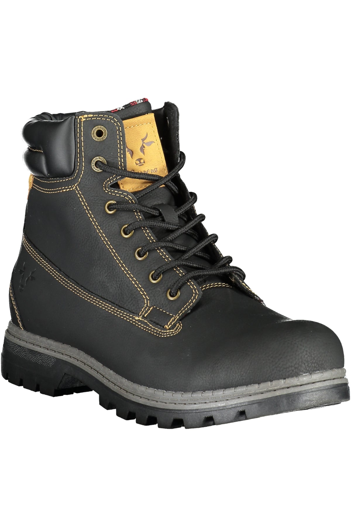 BOTINS COM ATACADORES CARRERA HOMEM PRETOS