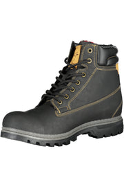 BOTINS COM ATACADORES CARRERA HOMEM PRETOS