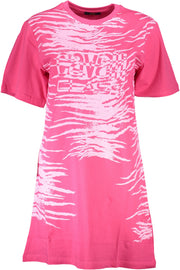 VESTIDO CURTO FEMININO CAVALLI CLASS ROSA