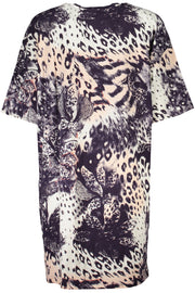 VESTIDO CURTO FEMININO CLASSE CAVALLI ROSA