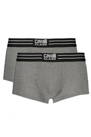 CAVALLI CLASS MEN'S BOXER SHORTS GREY