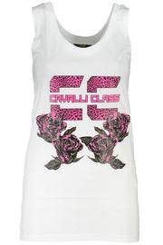 TOP DE ALÇAS EM ALGODÃO CAVALLI CLASS MULHER BRANCO