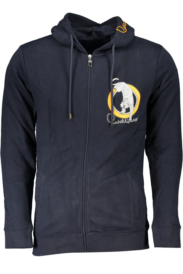 CAMISOLA COM ZIP AZUL PARA HOMEM DA CLASSE CAVALLI