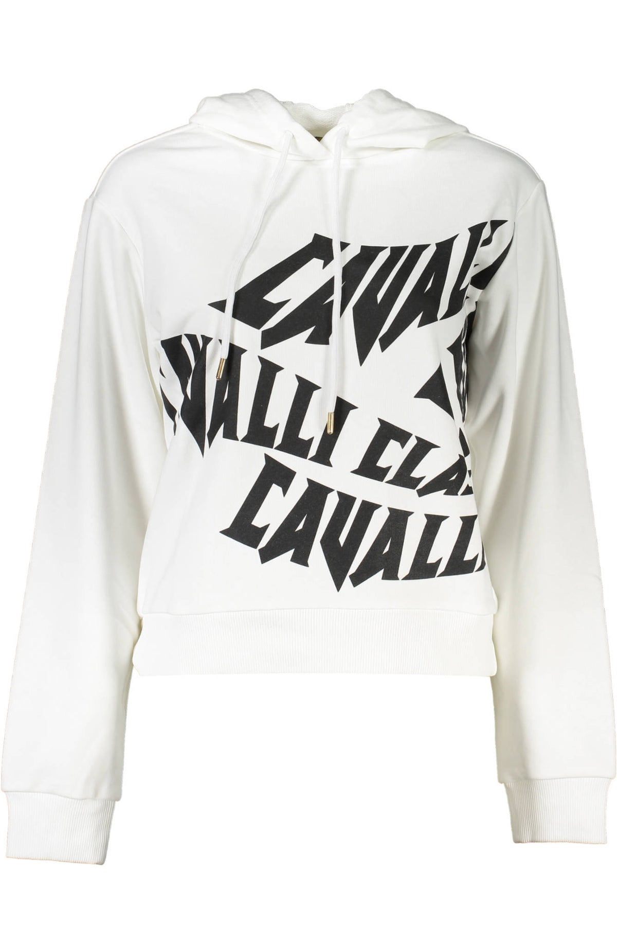 SWEATSHIRT COM CAPUZ CAVALLI CLASS MULHER BRANCA