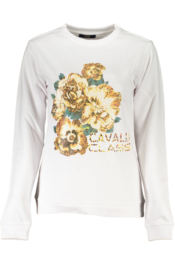 CAMISOLA BRANCA FEMININA CLASSE CAVALLI SEM ZIP
