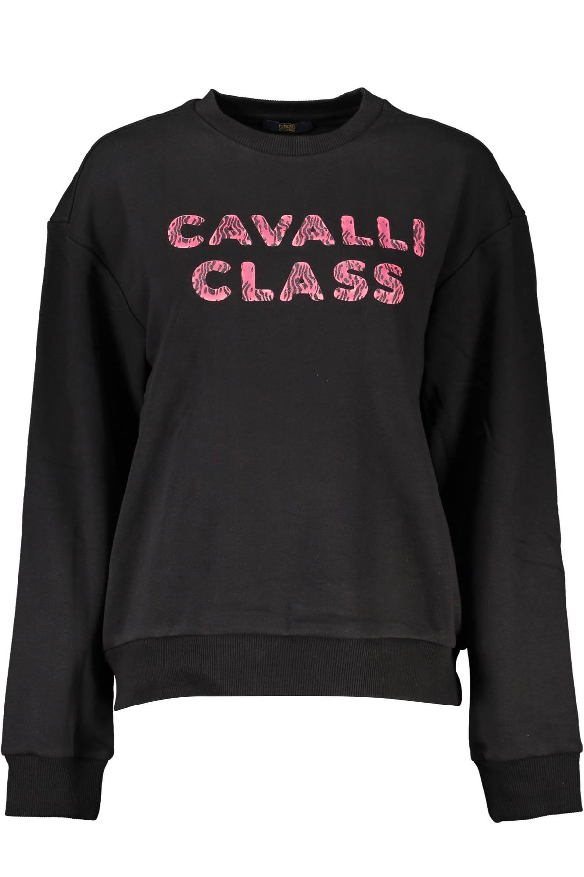 SWEATSHIRT EM ALGODÃO CAVALLI CLASS MULHER PRETA