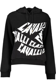 SWEATSHIRT COM CAPUZ CAVALLI CLASS MULHER PRETA