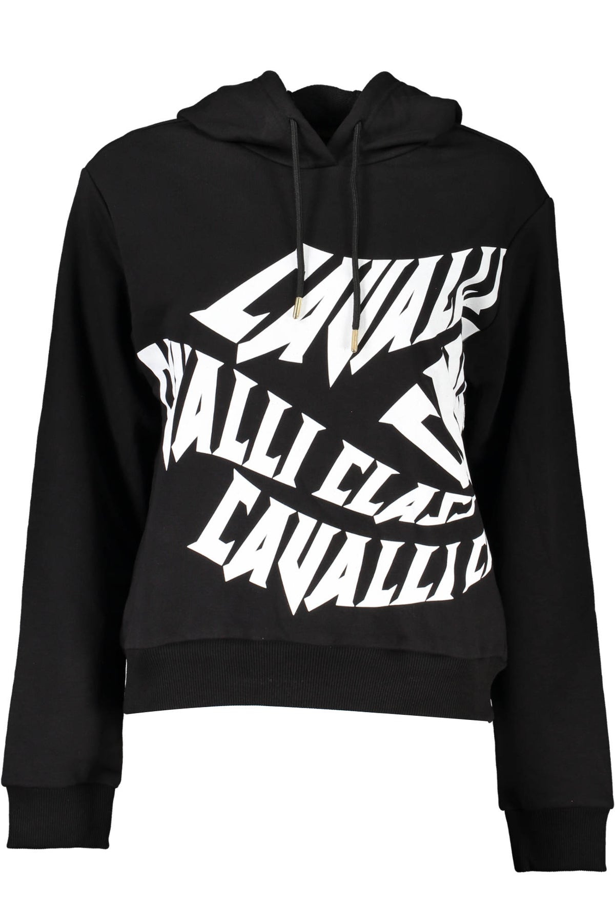 SWEATSHIRT COM CAPUZ CAVALLI CLASS MULHER PRETA