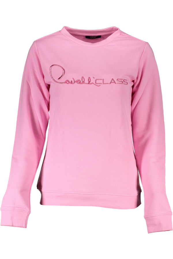 CAMISOLA ROSA FEMININA CLASSE CAVALLI SEM ZIP
