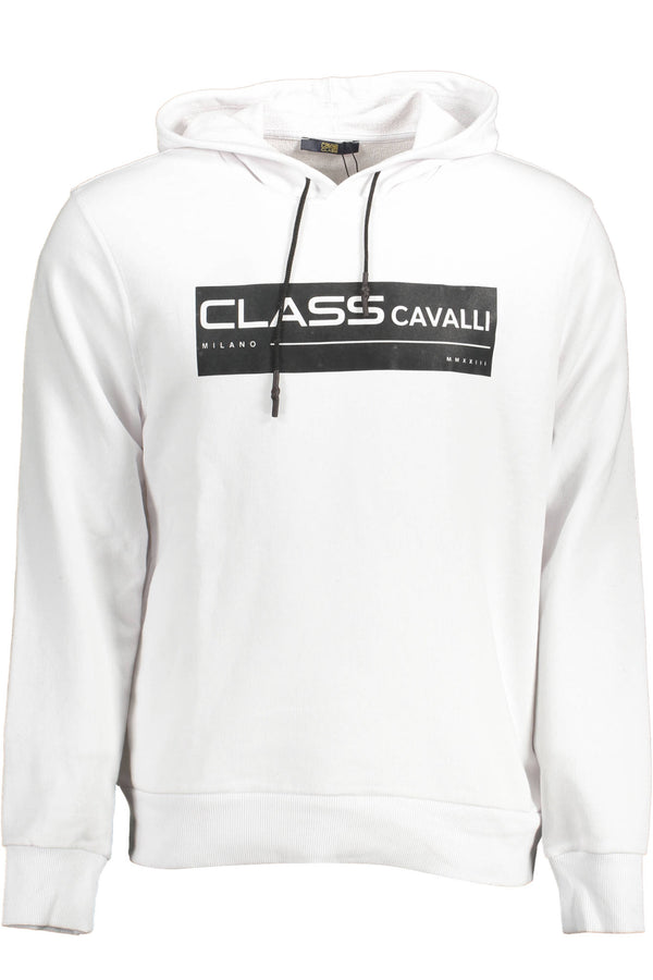 CAMISOLA DE CLASSE CAVALLI SEM ZIP HOMEM BRANCO
