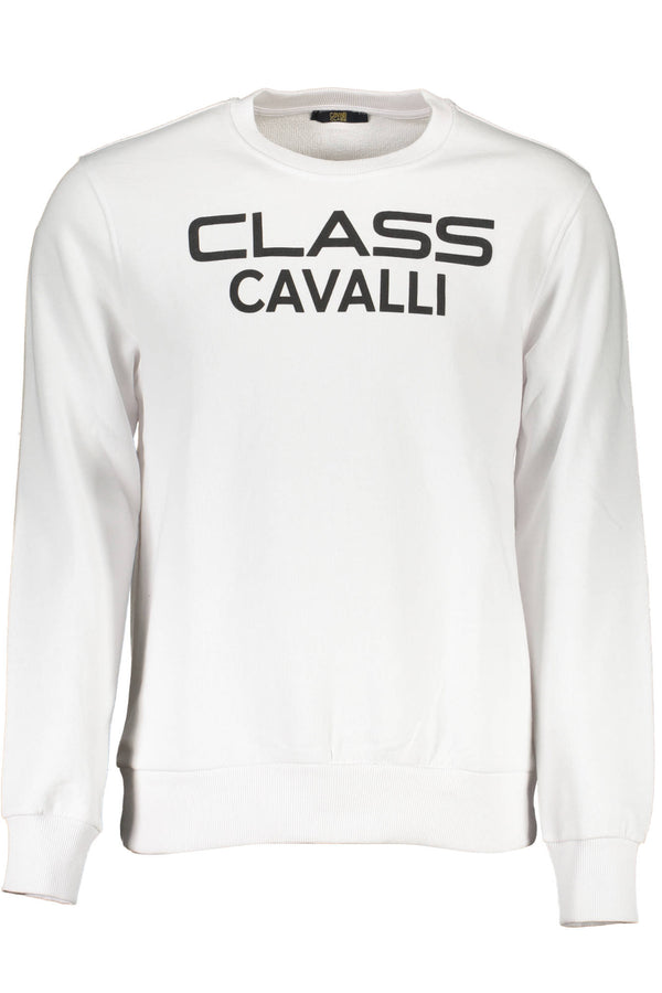 CAMISOLA DE CLASSE CAVALLI SEM ZIP HOMEM BRANCO
