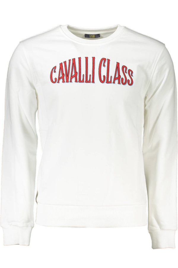CAMISOLA DE CLASSE CAVALLI SEM ZIP HOMEM BRANCO