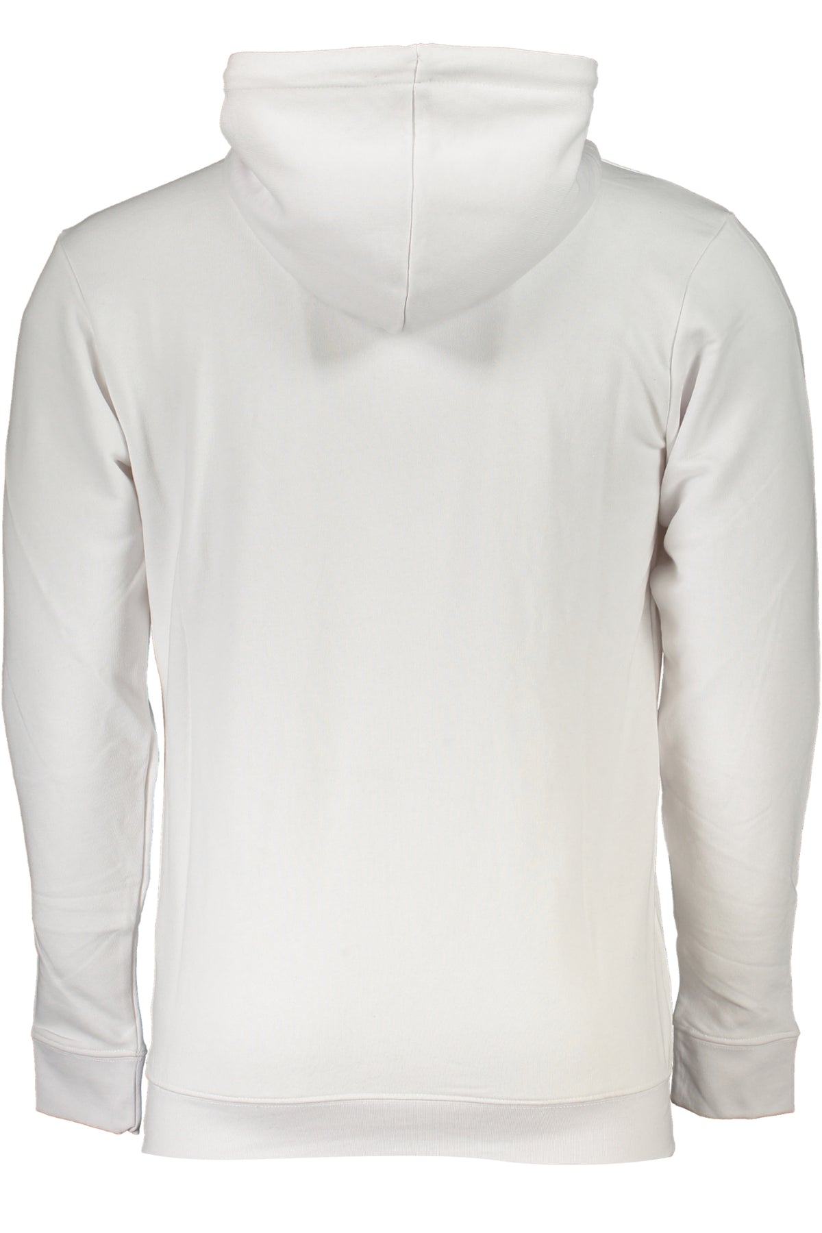CAVALLI CLASS MEN'S WHITE SWEATER WITH ZIPLESS
