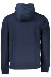 CLASS CAVALLI MEN'S BLUE ZIPLESS SWEATER
