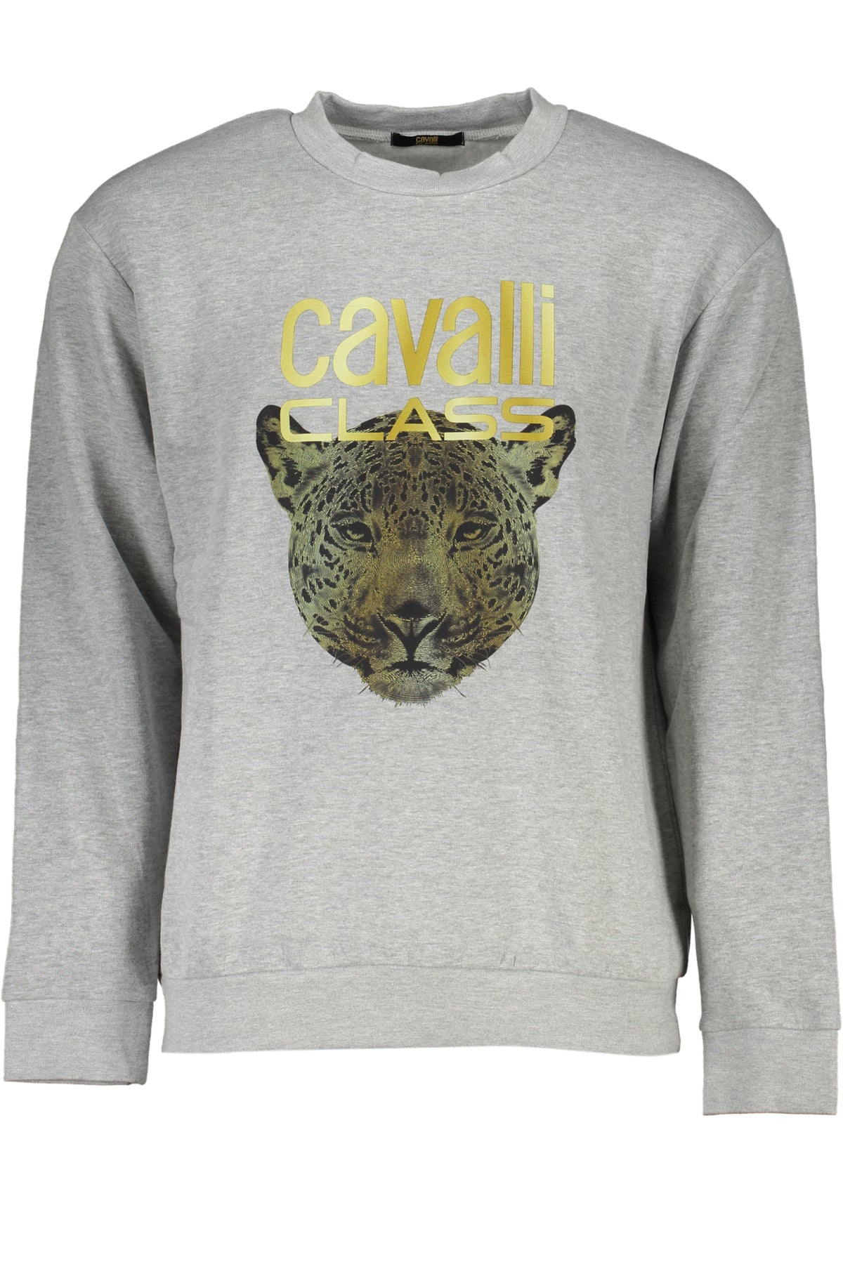 SWEATSHIRT EM ALGODÃO CAVALLI CLASS HOMEM CINZENTA