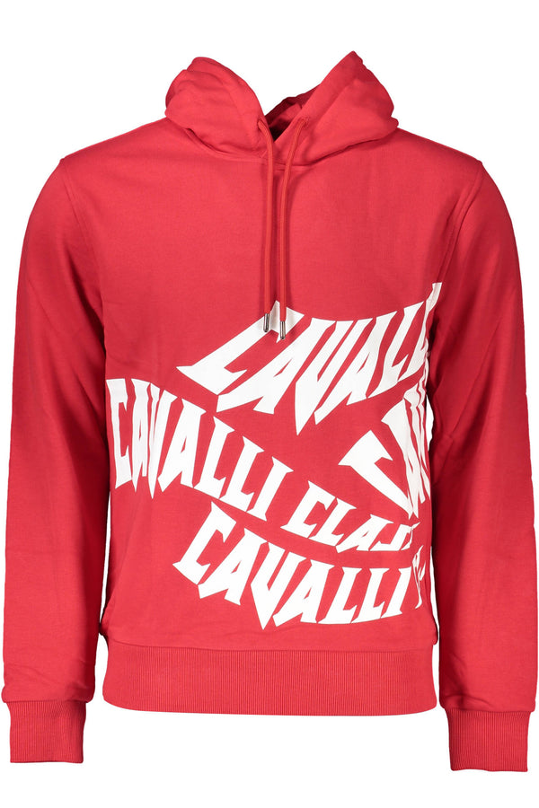 CAMISOLA CLASSE CAVALLI SEM ZIP HOMEM VERMELHO