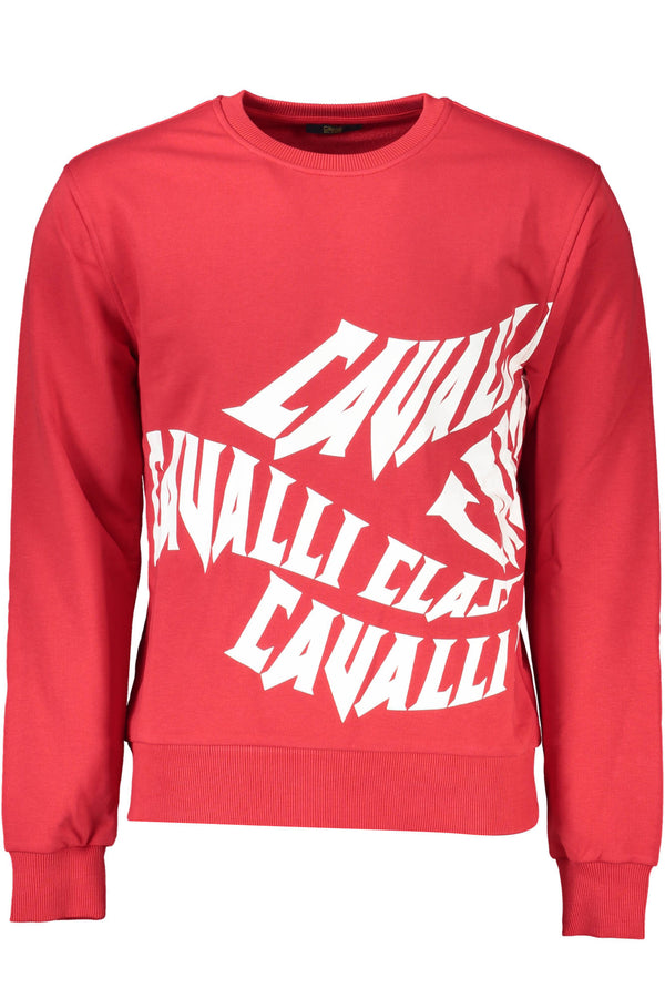 CAMISOLA CLASSE CAVALLI SEM ZIP HOMEM VERMELHO