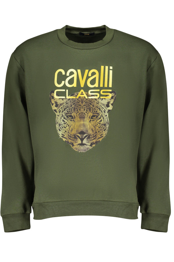 CAMISOLA SEM ZIPLESS HOMEM VERDE CLASSE CAVALLI