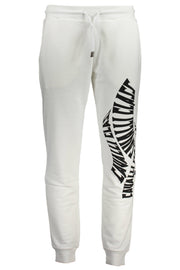 MEN'S WHITE CAVALLI CLASS TROUSERS