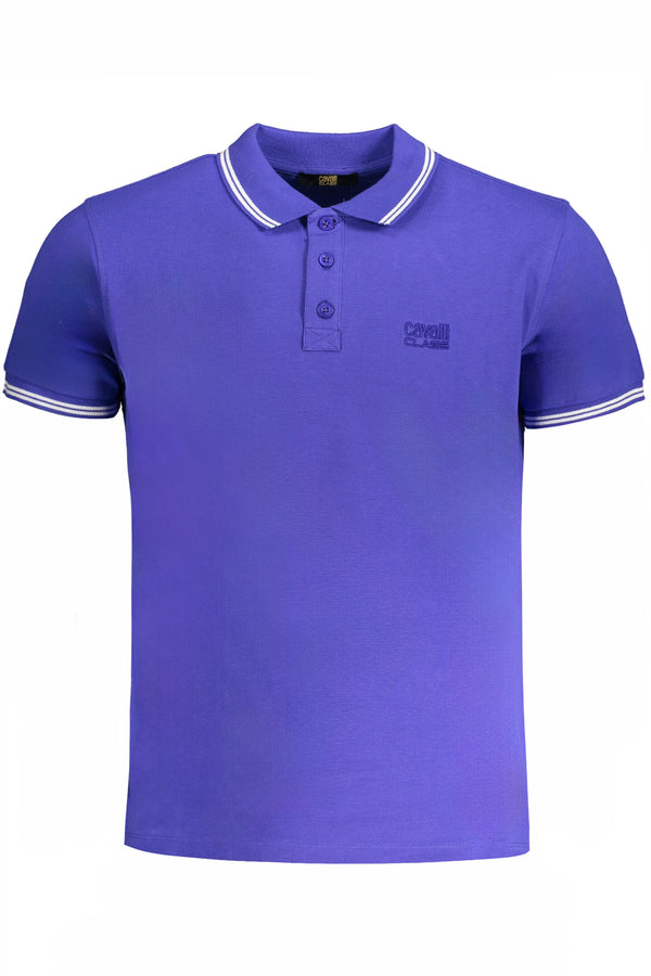CAMISA POLO DE MANGA CURTA MASCULINA CAVALLI CLASS AZUL