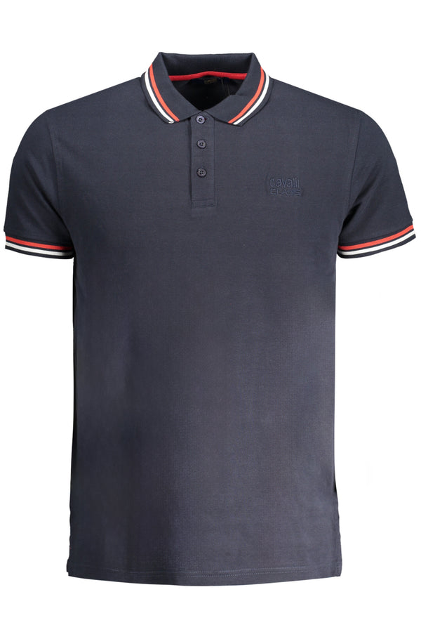 CAMISA POLO DE MANGA CURTA MASCULINA CAVALLI CLASS AZUL