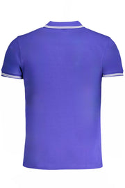 MEN'S SHORT SLEEVE POLO SHIRT CAVALLI CLASS BLUE