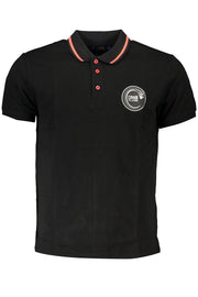 POLO EM ALGODÃO CAVALLI CLASS HOMEM PRETO