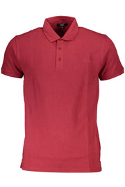 POLO EM ALGODÃO CAVALLI CLASS HOMEM VERMELHO