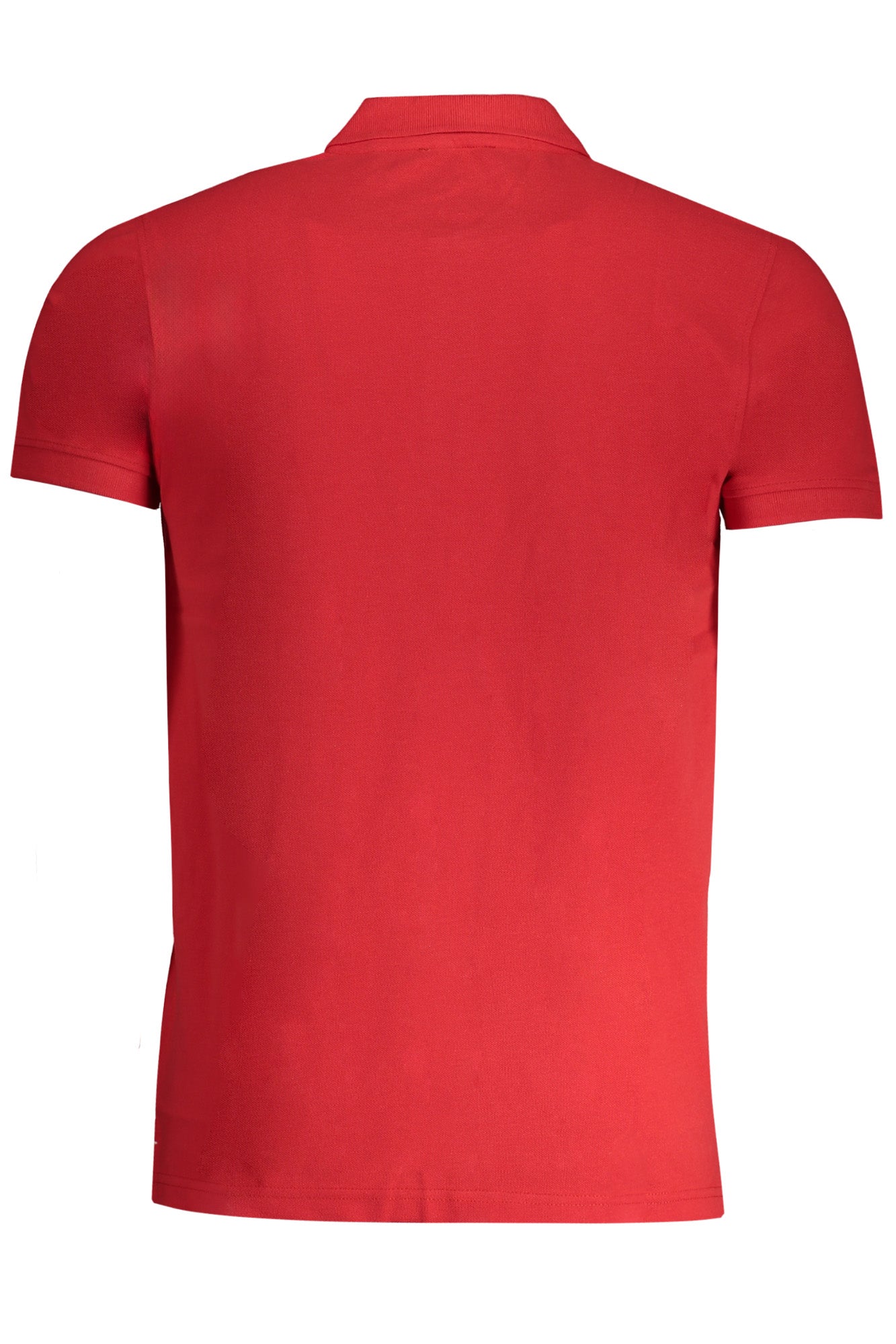 MEN'S CAVALLI CLASS RED SHORT SLEEVE POLO SHIRT