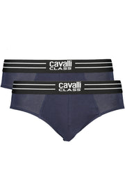 CAVALLI CLASS MEN'S BLUE BRIEFS