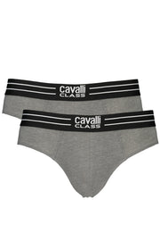 CAVALLI CLASS MEN'S GREY BRIEFS
