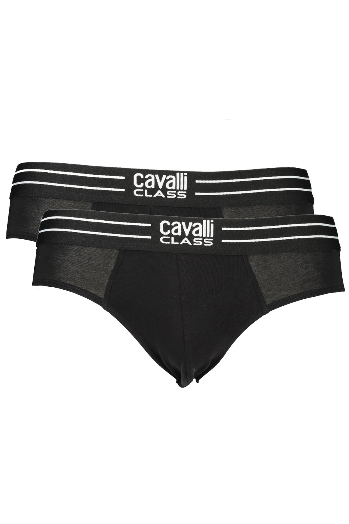 CAVALLI CLASS MEN'S BLACK BRIEFS