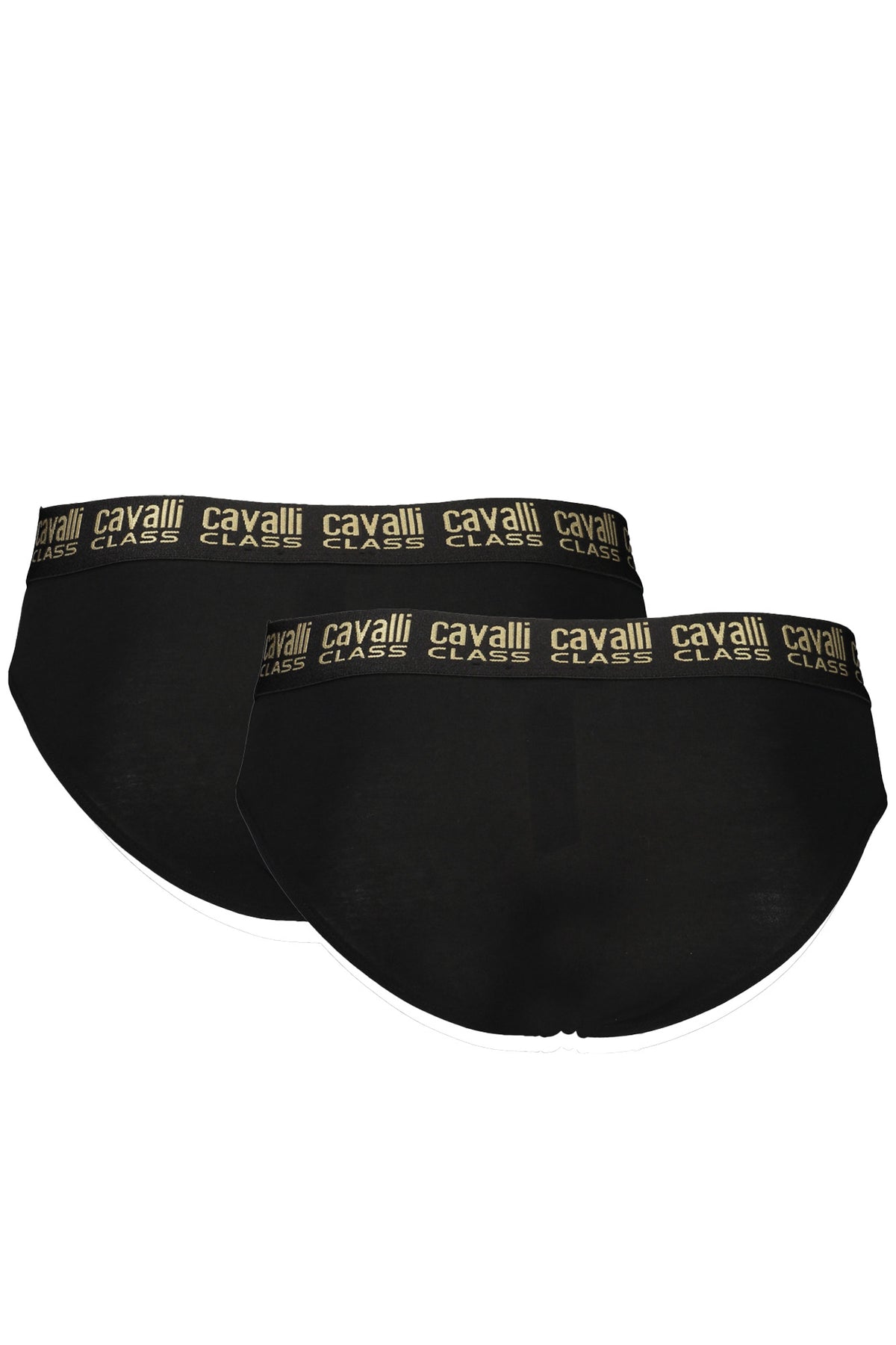 CAVALLI CLASS MEN'S BLACK BRIEFS