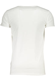 MEN'S WHITE CAVALLI CLASS SHORT SLEEVE T-SHIRT