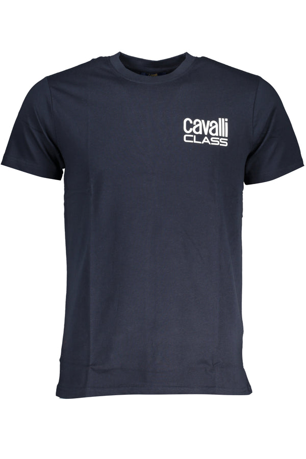 T-SHIRT DE MANGA CURTA HOMEM CAVALLI CLASS AZUL