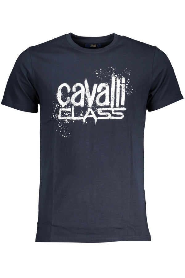 T-SHIRT DE MANGA CURTA HOMEM CAVALLI CLASS AZUL