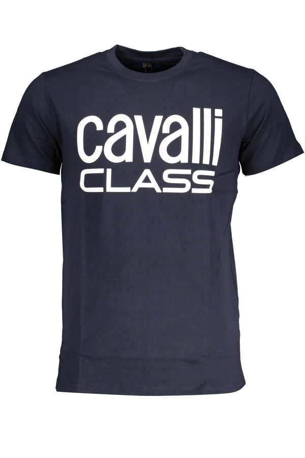 T-SHIRT DE MANGA CURTA HOMEM CAVALLI CLASS AZUL