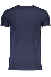 MEN'S CAVALLI CLASS BLUE SHORT SLEEVE T-SHIRT