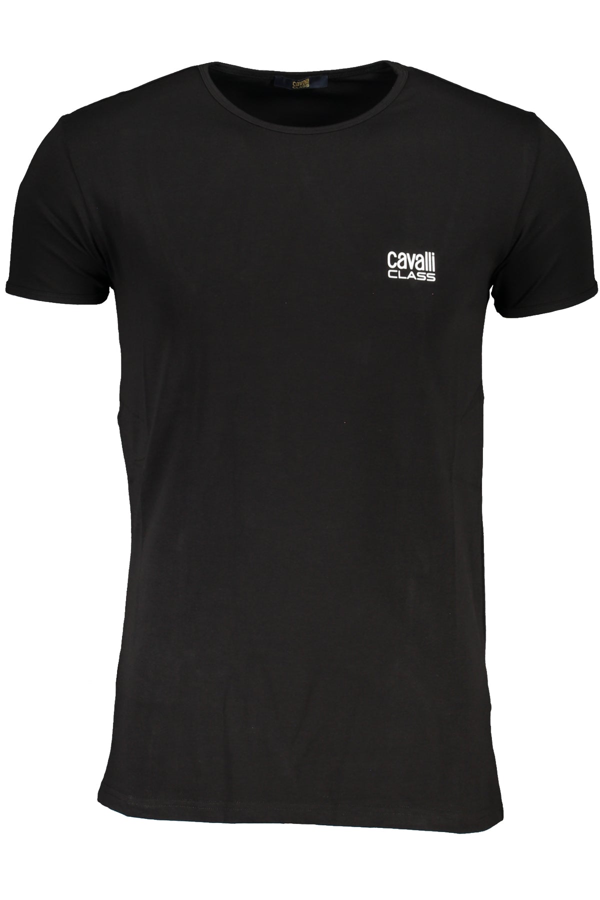 MEN'S BLACK ROBERTO CAVALLI CLASS SHORT-SLEEVED T-SHIRT