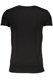 MEN'S BLACK ROBERTO CAVALLI CLASS SHORT-SLEEVED T-SHIRT