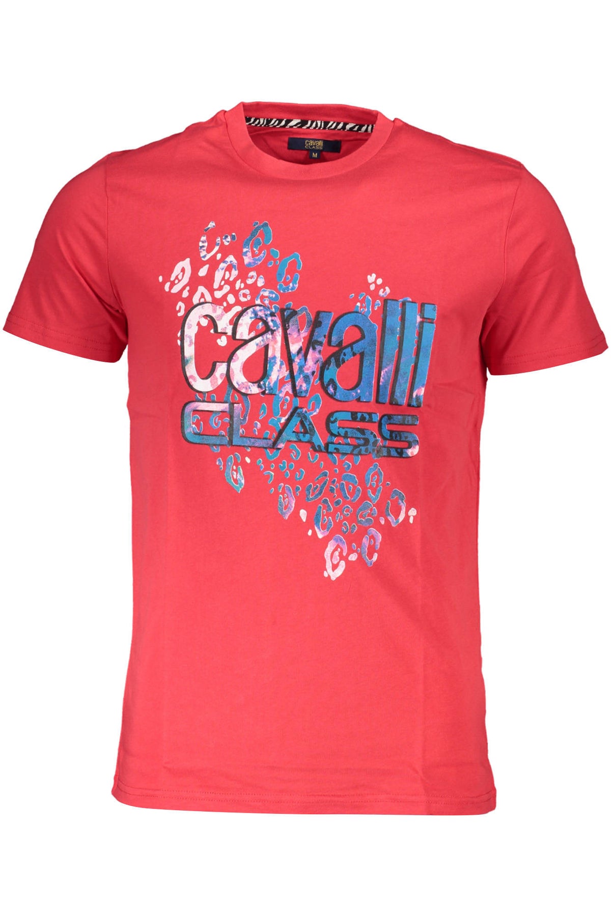 MEN'S CLASS CAVALLI SHORT SLEEVE T-SHIRT RED