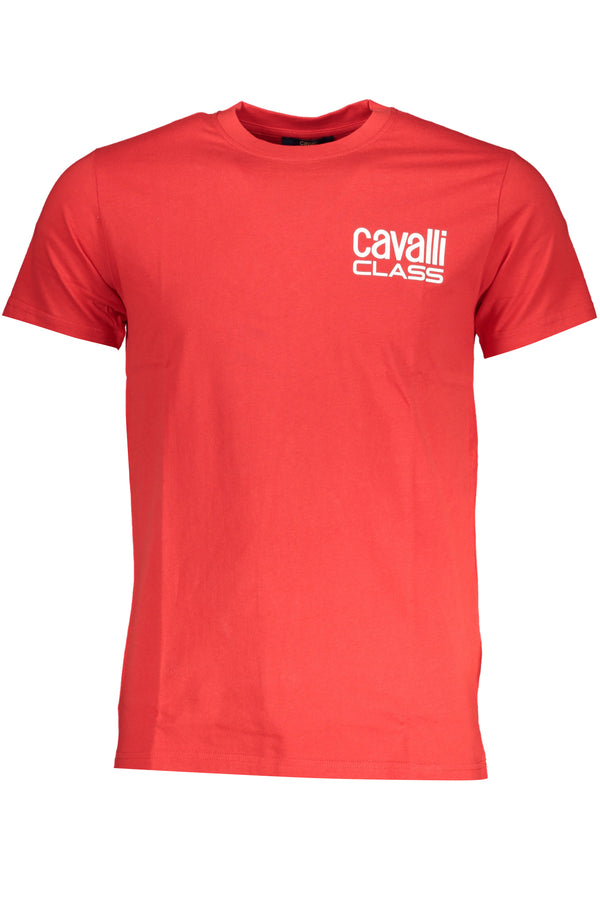 T-SHIRT DE MANGA CURTA HOMEM CLASSE CAVALLI VERMELHA
